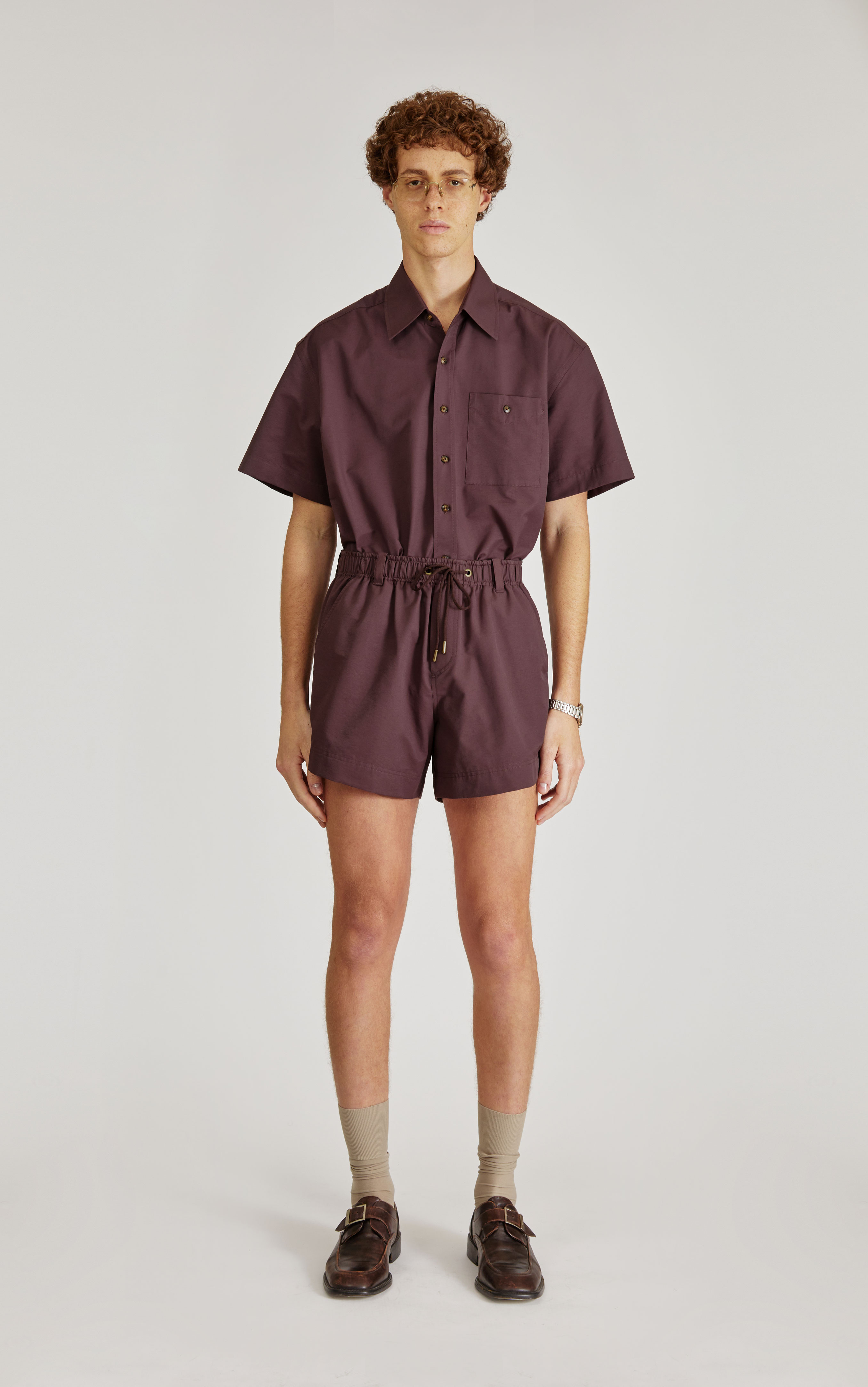 SHORT ESPORTIVO BERINJELA 