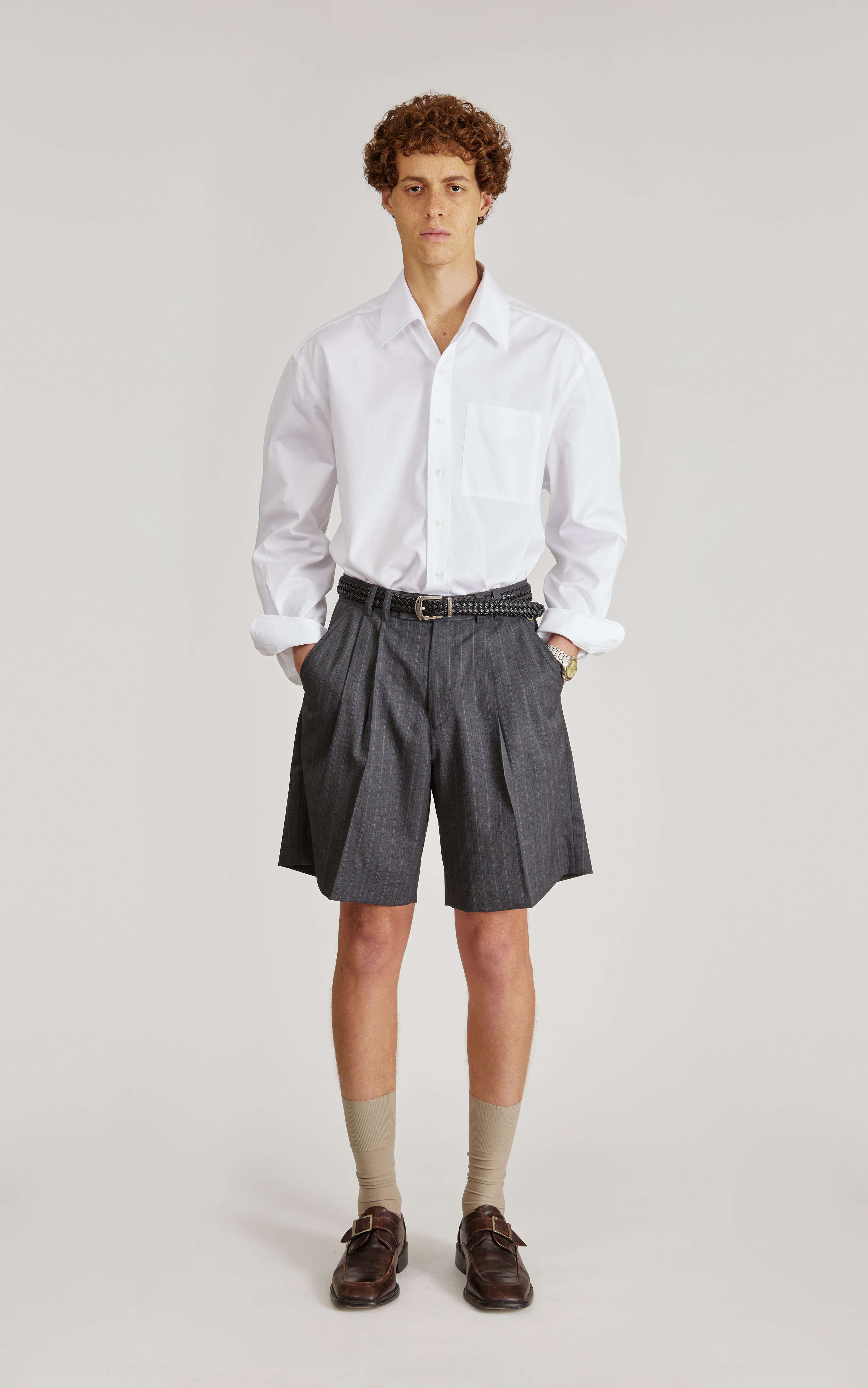 BERMUDA ALF. CINZA RISCA