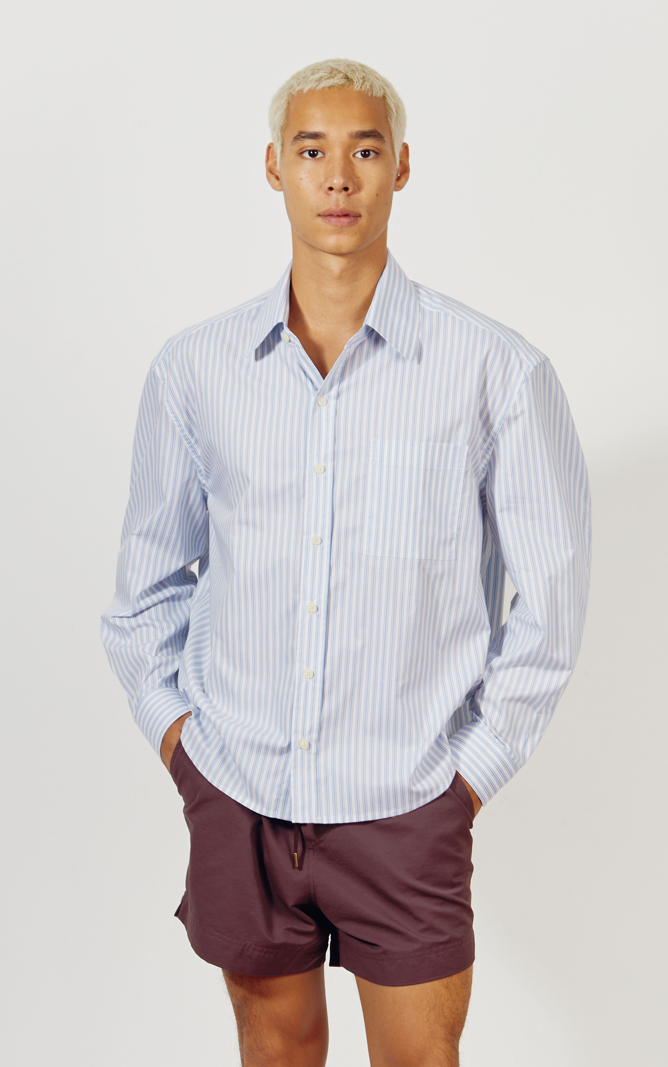 CAMISA CL. LISTRAS TUBULARES
