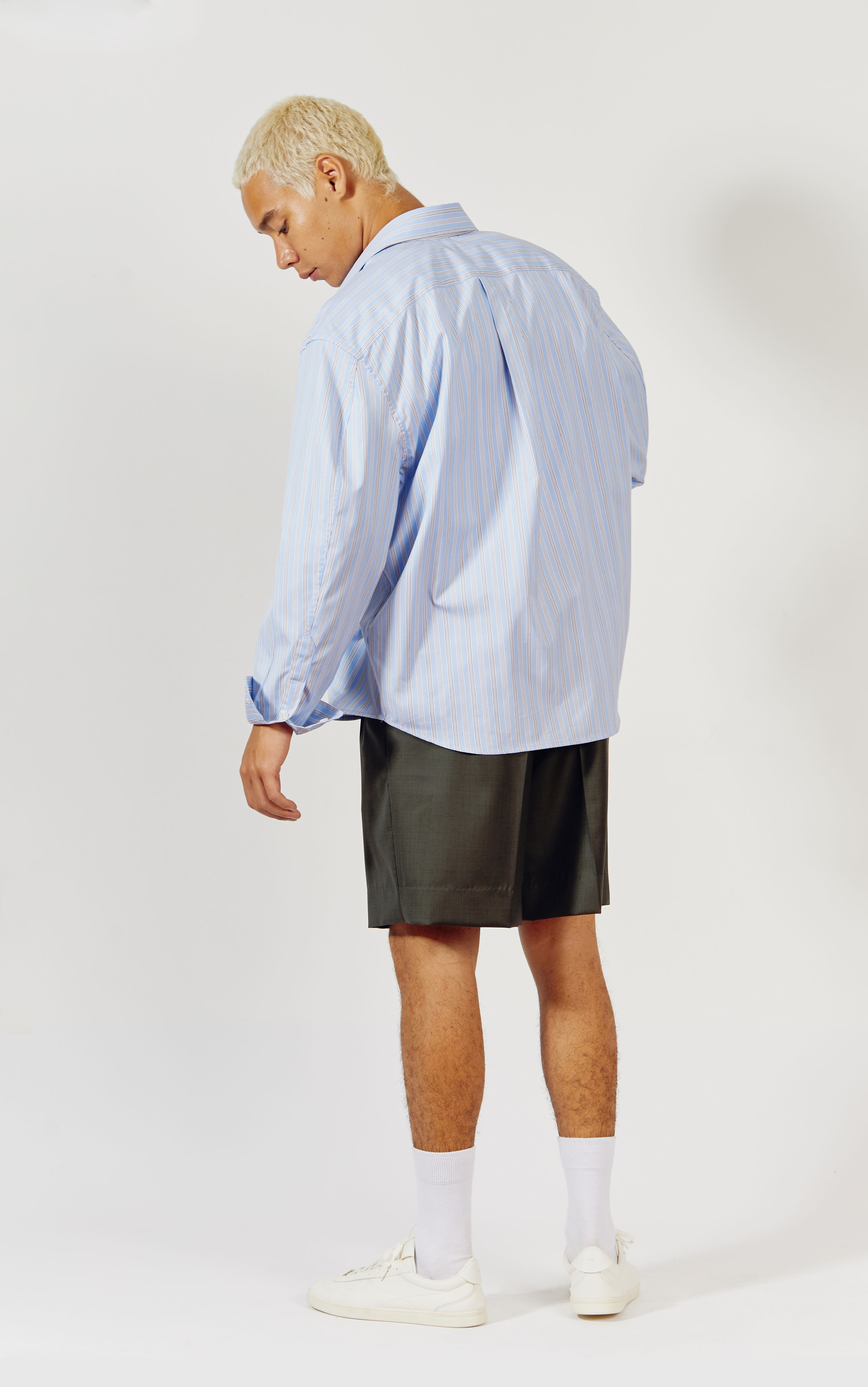 CAMISA CL. AZUL LISTRADA